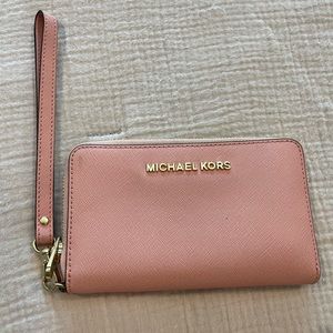 Michael Kors wristlet wallet
